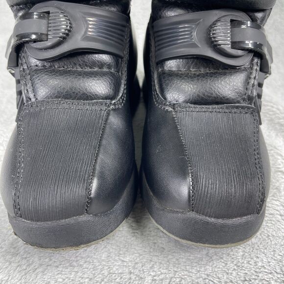 Fly Racing Maverik LT Kids Boots US 11 Black White Adjustable Motorcycle Boots - Picture 6 of 13